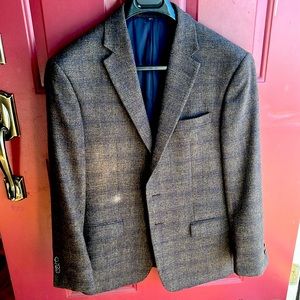 Mens Brown Melange Sport Coat 39R